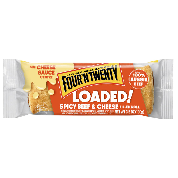 Four’N Twenty Loaded Spicy Beef & Cheese Filled Roll, 24 ct x 100g (Copy)