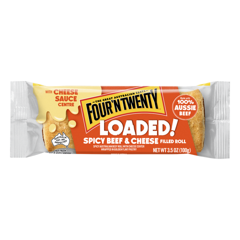 Four’N Twenty Loaded Spicy Beef & Cheese Filled Roll, 24 ct x 100g